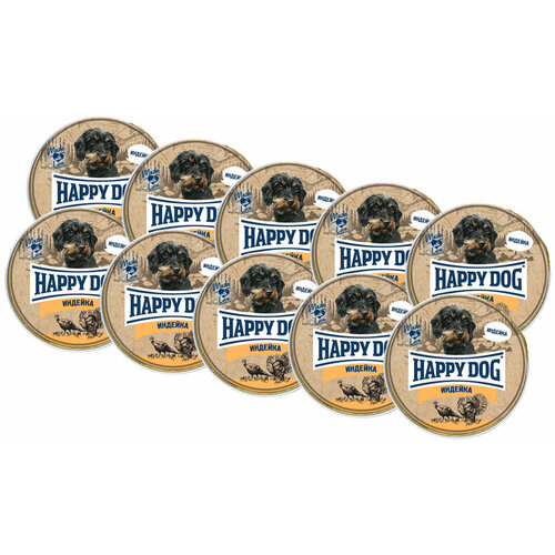 корм для собак Happy Dog NaturLine, при чувствительном пищеварении, индейка 1 уп. х 10 шт. х 125 г фото