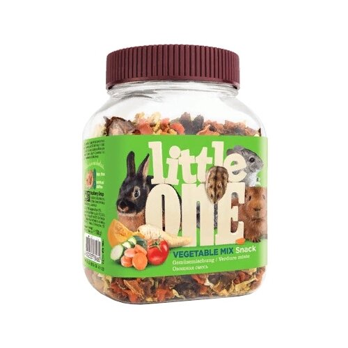 Лакомство для кроликов Little One Snack Vegetable mix, 150 г фото