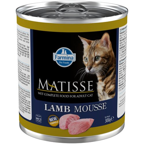 MATISSE MOUSSE LAMB для взрослых кошек мусс с ягненком (300 гр х 6 шт) фото