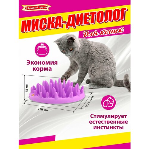 Миска-диетолог для кошек Лучший друг 7000 фото