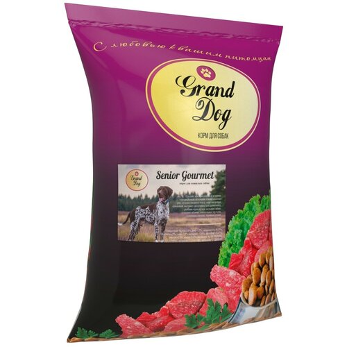 Корм для собак Grand Dog Senior Gourmet супер-премиум класса для пожилых собак фото