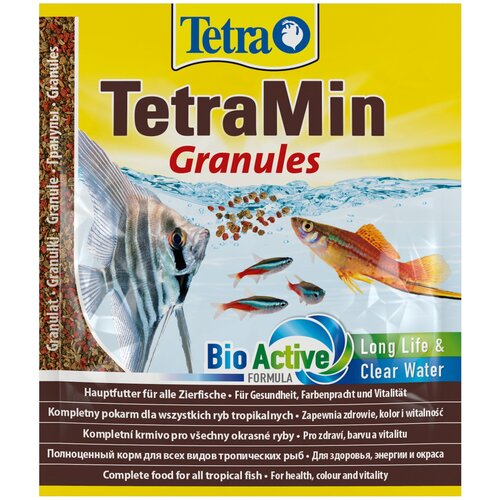 Сухой корм  для  рыб, рептилий Tetra TetraMin Granules, 20 мл, 15 г фото