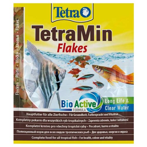 Сухой корм  для  рыб Tetra TetraMin flakes, 12 г фото