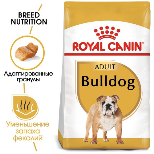 Сухой корм для собак Royal Canin Бульдог 1 уп. х 2 шт. х 12000 г фото