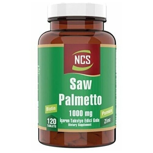 Экстракт карликовой пальмы(сереноя) NCS Saw Palmetto 1000 mg 120 таблеток. фото