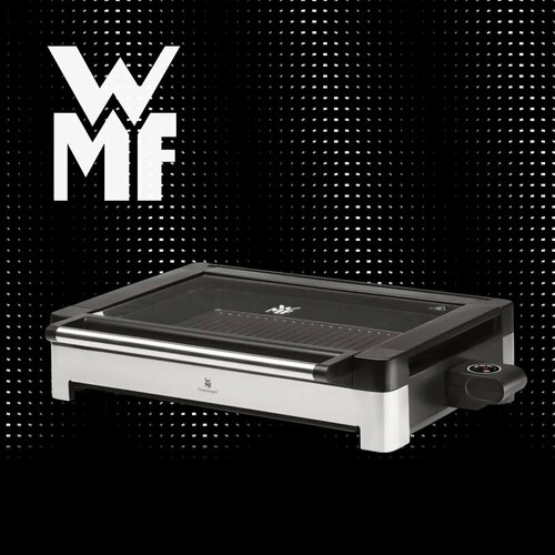 Настольный гриль WMF Lono grill с тефлоновым покрытием и стеклянной крышкой фото