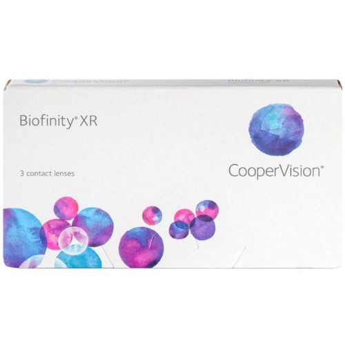 Контактные линзы CooperVision Biofinity XR, 3 шт., R 8,6, D +15, прозрачный, 1 уп. фото