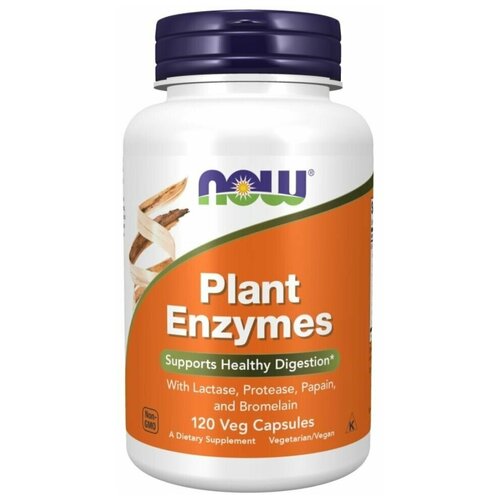 Растительные энзимы NOW Plant Enzymes 120 к. фото