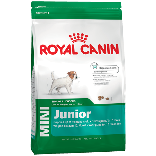 Сухой корм для щенков Royal Canin Mini Junior 1 уп. х 1 шт. х 4000 г (для мелких и карликовых пород) фото