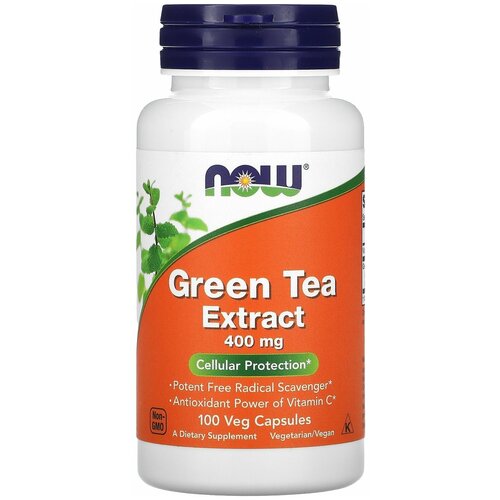 фото Green Tea Extract, 400 мг, 110 г, 100 шт., купить за 932 руб онлайн