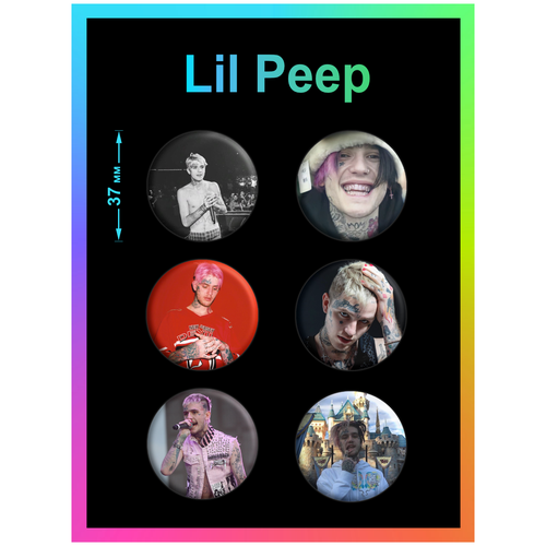 Значки Lil Peep / Лил Пип фото