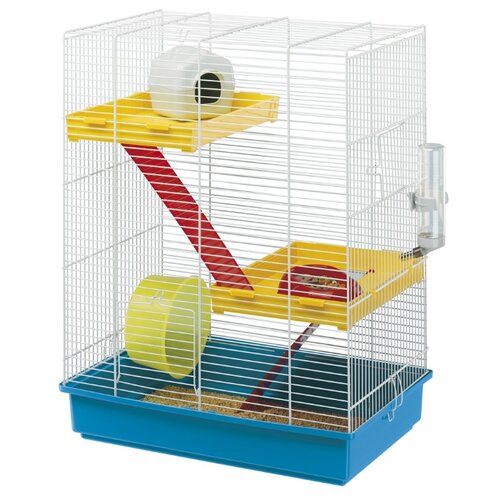 Клетка для грызунов Ferplast Hamster Tris 46х29х58  см 46 см 29 см 58 см голубой фото