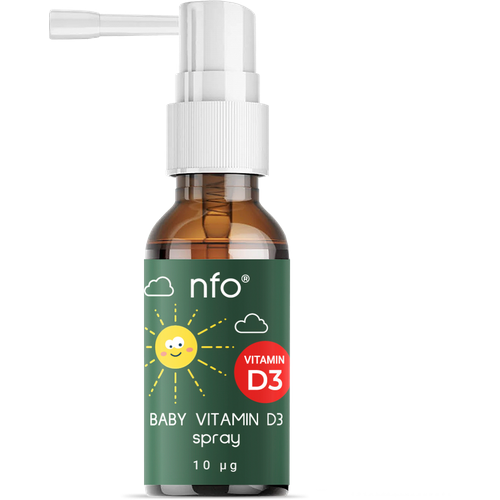 NFO Baby Vitamin D3 Spray фл., 10 мкг, 20 мл, 70 г фото