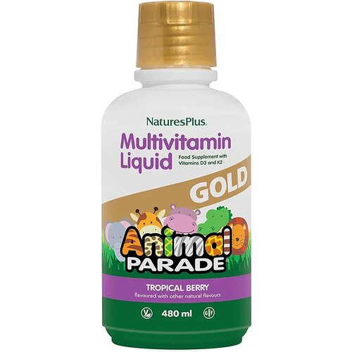 NaturesPlus Animal Parade Gold Детский жидкий мультивитамин 480 мл (16 OZ) фото