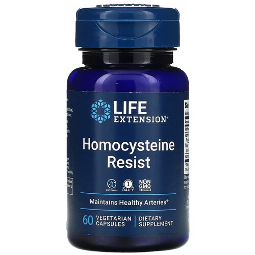 Капсулы Life Extension Homocysteine Resist, 40 г, 60 шт. фото