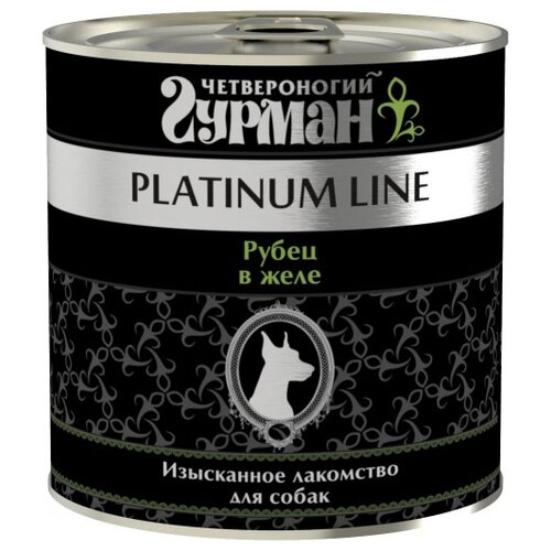 Влажный корм для собак Четвероногий Гурман Platinum line Рубец, беззерновой, говядина 1 уп. х 1 шт. х 240 г фото