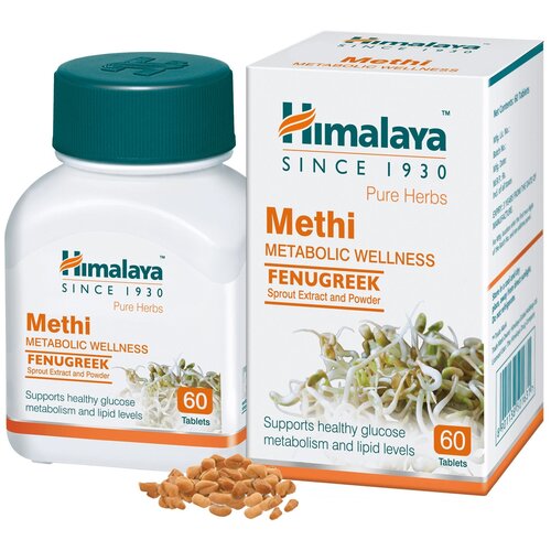 Таблетки Himalaya Herbals Methi, 60 шт. фото