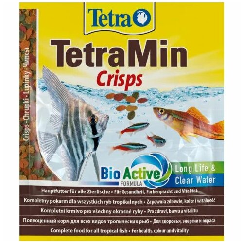 Tetra Pro Color Crisps корм в виде чипсов для улучшения окраса всех декоративных рыб 12 г саше фото