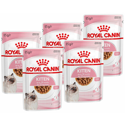 ROYAL CANIN KITTEN для котят в соусе пауч 85 гр 85 гр х 5 шт фото