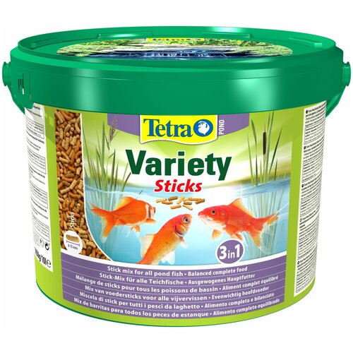 Сухой корм  для  рыб Tetra Pond Variety Sticks, 10 л, 1.65 кг фото