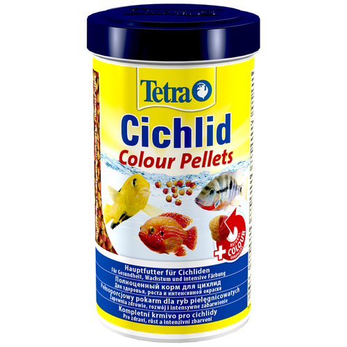 Сухой корм  для  рыб Tetra Cichlid Colour Pellets, 500 мл, 165 г фото