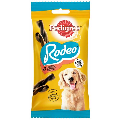 Лакомство для собак Pedigree Rodeo мясные косички, 123 г фото