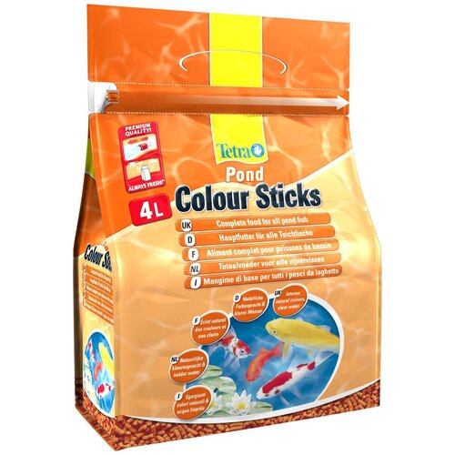 Сухой корм  для  рыб Tetra Pond Colour Sticks, 4 л, 750 г фото