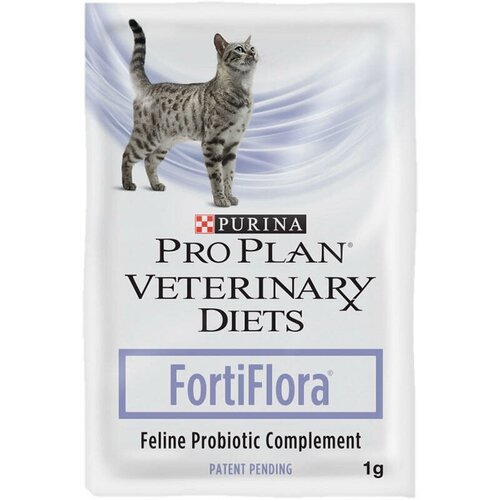 Пробиотик для кошек Purina PRO PLAN FortiFlora для микрофлоры кишечника, 10 пакетиков по 1 г фото