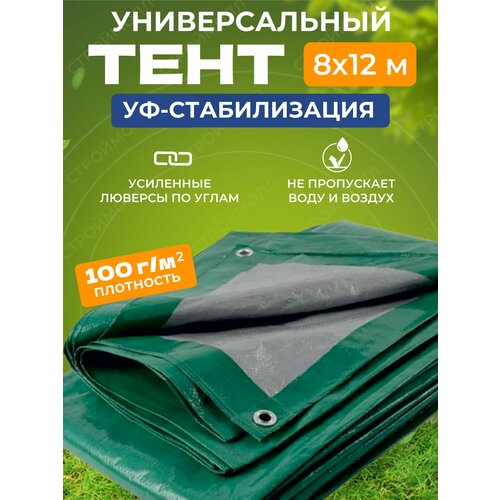 Тент строительный 100 г/м2 (8х12 м) INTARP фото