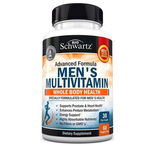 Капсулы BioSchwartz Men's Multivitamin, 150 г, 60 шт. фото