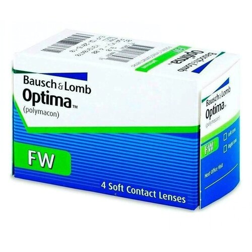 Контактные линзы Bausch & Lomb Optima FW, 4 шт., R 8,7, D -5,75 фото