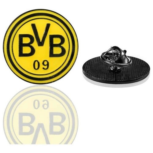 Borussia FC, BVB, Атрибутика для болельщиков Дортмундской Боруссии, значок Боруссия Дортмунд фото