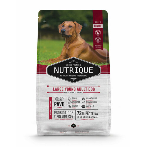 Vitalcan Nutrique Dog Adult сухой корм для взрослых собак крупных пород с индейкой - 15 кг фото