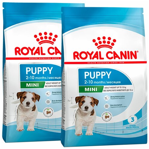 Сухой корм ROYAL CANIN MINI PUPPY для щенков маленьких пород (2 + 2 кг) фото