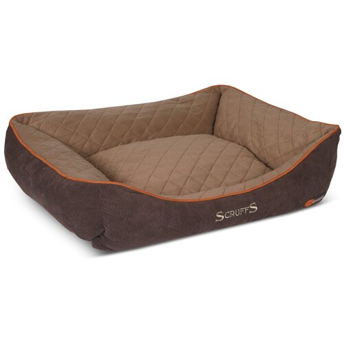 Лежак для собак и кошек Scruffs Thermal Box Bed 75х60х19 см 75 см 60 см коричневый 19 см фото