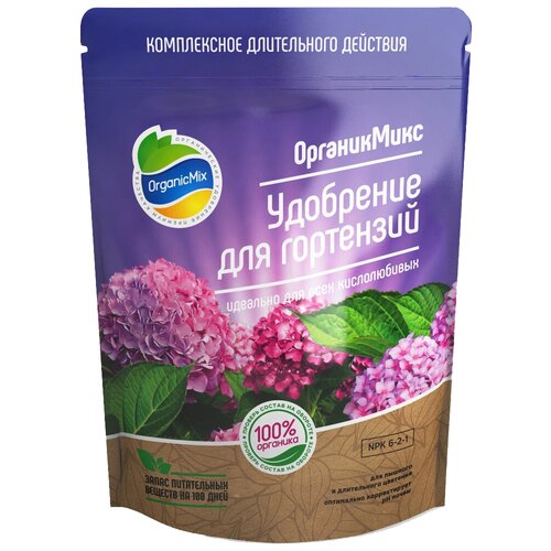 Удобрение Organic Mix для гортензий, 0.8 л, 800 г, 1 уп. фото