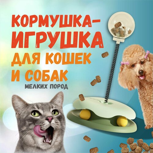 Игрушка-кормушка неваляшка для кошек и собак мелких пород фото