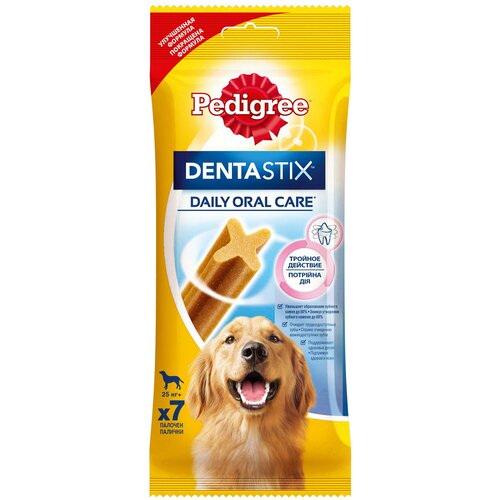 Лакомство для собак Pedigree Denta Stix для крупных пород, 270 г фото