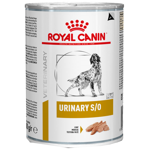 Влажный корм для собак Royal Canin Urinary S/O, при заболеваниях мочевыделительной системы 1 уп. х 2 шт. х 410 г фото