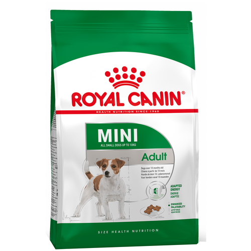 Сухой корм Royal Canin Mini Adult для собак  мелких размеров от 10 месяцев до 8 лет 1 уп. х 2 шт. х 800 г фото