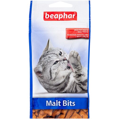 Кормовая добавка Beaphar Malt Bits для кошек , 75 шт. в уп. фото