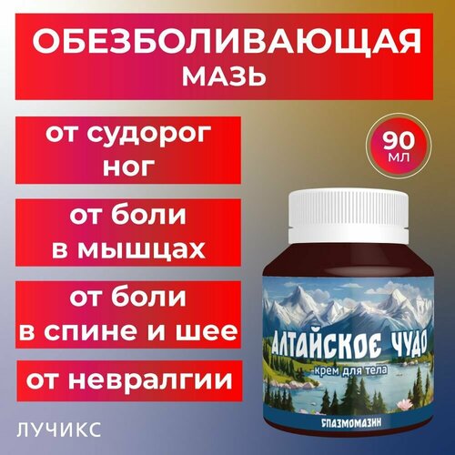 Чудо мазь от боли в мышцах, судорог спазмов и отеков Спазмомазин. Лучикс фото