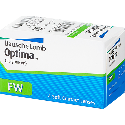 Контактные линзы Bausch & Lomb Optima FW, 4 шт., R 8,7, D -8 фото