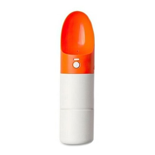 Поилка Xiaomi Moestar Rocket Portable 430 мл 0.43 л 1 шт. оранжевый/белый 20 см 5 см 6 см от USB до 1000 мА⋅ч фото