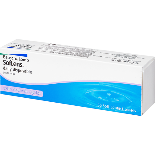 Контактные линзы Bausch & Lomb Soflens Daily Disposable, 30 шт., R 8,6, D -3,75 фото