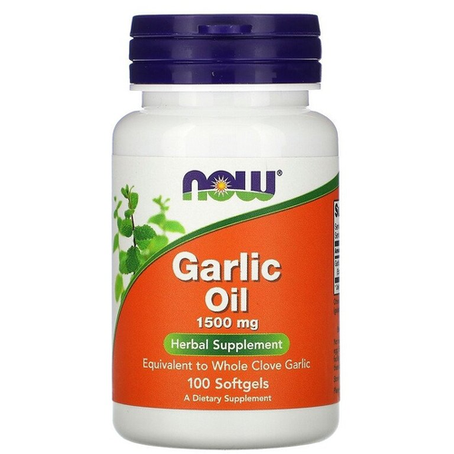 фото Капсулы NOW Garlic Oil, 80 г, 100 шт., купить за 999 руб онлайн