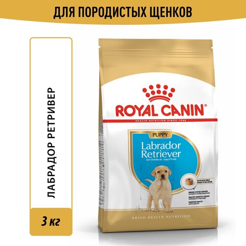 Корм для собак Royal Canin Labrador Retriever Puppy (Лабрадор Ретривер Паппи), сухой для щенков породы лабрадор ретривер до 15 месяцев, 3 кг фото