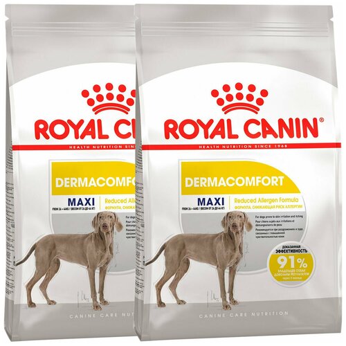 ROYAL CANIN MAXI DERMACOMFORT для взрослых собак крупных пород при аллергии (3 + 3 кг) фото