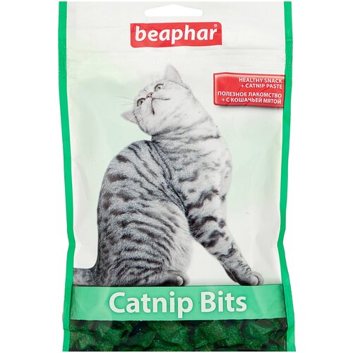 фото Лакомство для кошек  Beaphar Catnip Bits, 150 г мята, купить за 750 руб онлайн