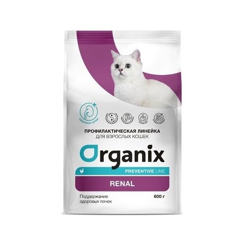 Organix Preventive Line Renal сухой корм для кошек 